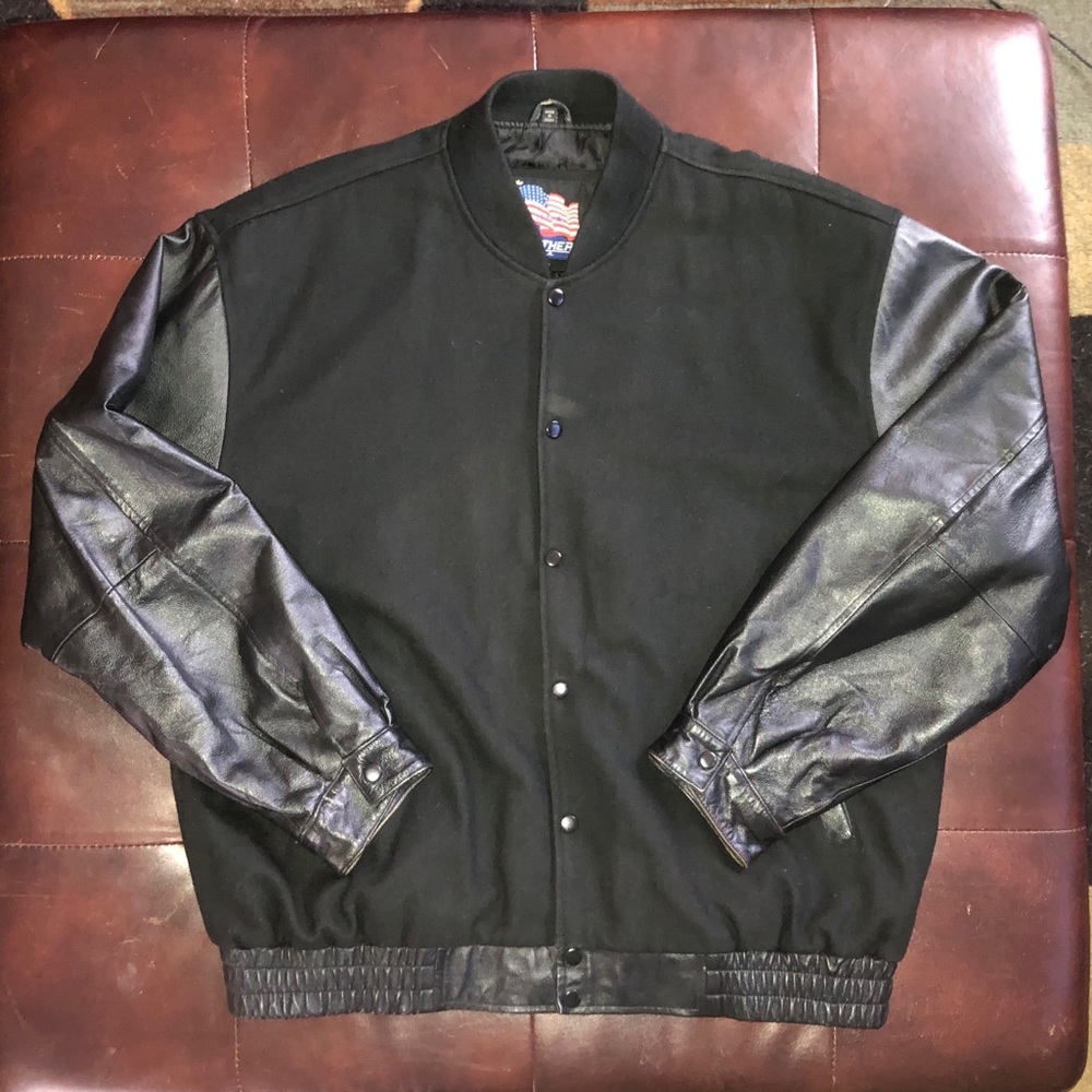USA Wool & LEATHER Varsity jacket
